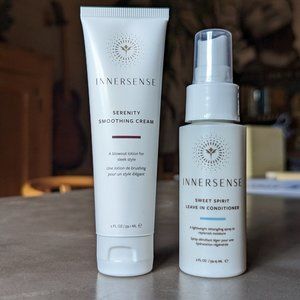 Innersense Duo: Serenity Smoothing Cream + Sweet Spirit Leave In Conditioner